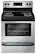 Angle. Frigidaire - 5.3 Cu. Ft. Self-Cleaning Freestanding Electric Range - Silver Mist.