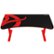 Angle Zoom. Arozzi - Arena Ultrawide Curved Gaming Desk - Red with Black Accents.