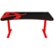 Alt View 11. Arozzi - Arena Ultrawide Curved Gaming Desk - Red with Black Accents.