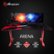 Alt View Zoom 12. Arozzi - Arena Ultrawide Curved Gaming Desk - Red with Black Accents.