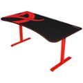 Left Zoom. Arozzi - Arena Ultrawide Curved Gaming Desk - Red with Black Accents.