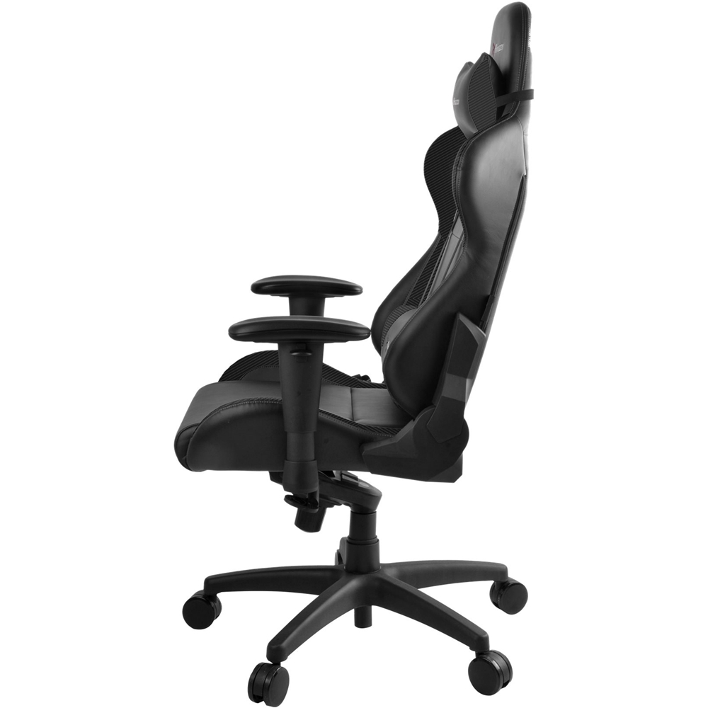 Angle View: Arozzi - Verona Professional V2 Ergonomic Gaming Chair - Black - Carbon Black Accents