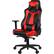 Left. Arozzi - Vernazza Premium PU Leather Ergonomic Gaming Chair - Black - Red Accents.