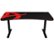 Alt View Zoom 18. Arozzi - Arena Ultrawide Curved Gaming Desk - Black with Red Accents.