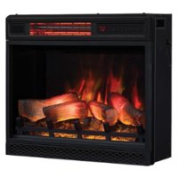 ClassicFlame - Electric Fireplace - Black - Front_Zoom