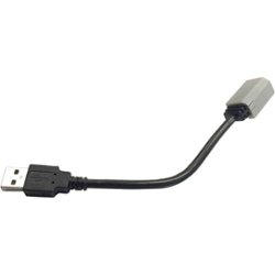Maestro - Mini-USB-Female-to-Full-Size-USB-Male Adapter - Black - Front_Zoom