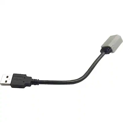 Front. Maestro - Mini-USB-Female-to-Full-Size-USB-Male Adapter - Black.