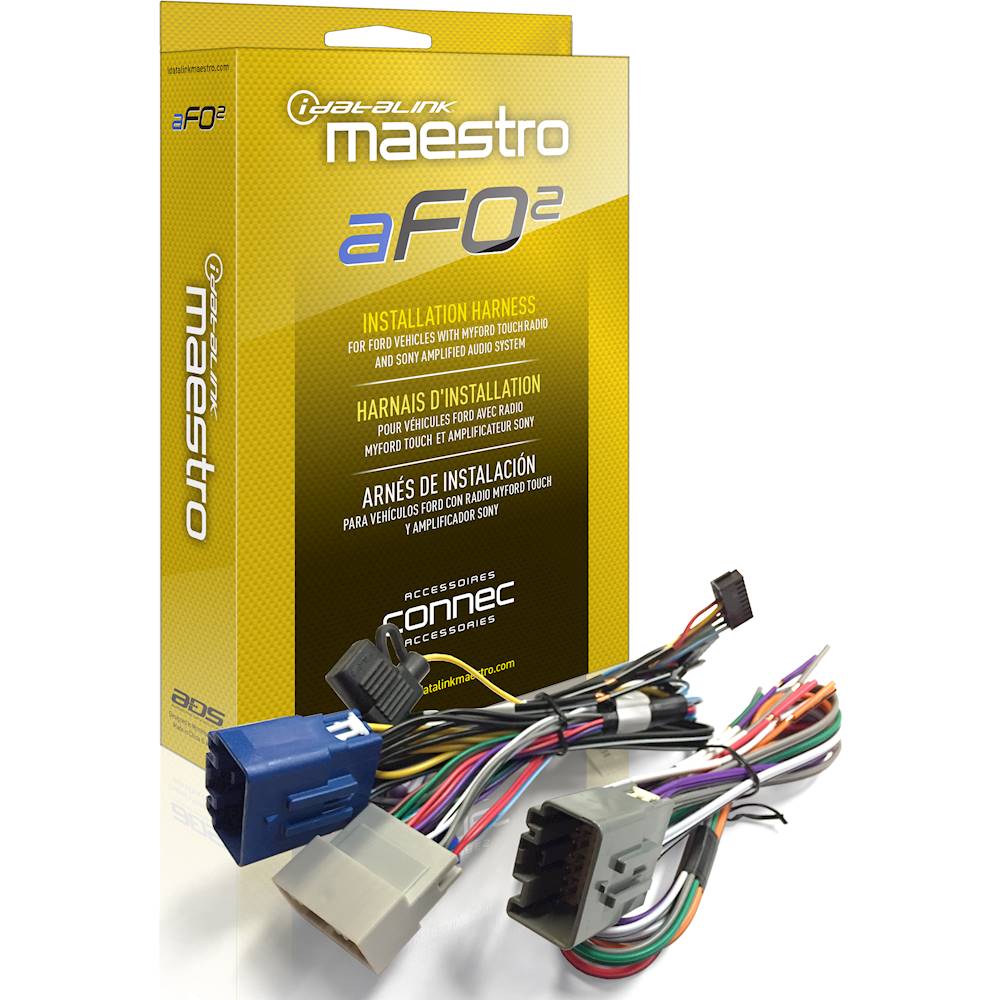 Maestro - aFO2 Plug and Play Amplifier Harness for Select Ford Vehicles - Black was $39.99 now $29.99 (25.0% off)