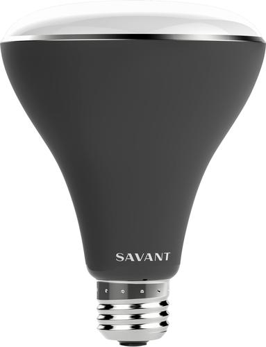 Savant - BR30 Bluetooth Smart LED Light Bulb - Black