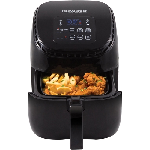 NuWave - 3 qt. Digital Air Fryer - Black was $119.99 now $73.99 (38.0% off)