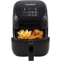 NuWave - 3 qt. Digital Air Fryer - Black - Front_Zoom