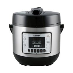 NuWave - Nutri-Pot 6qt Digital Pressure Cooker - Black/stainless - Angle_Zoom