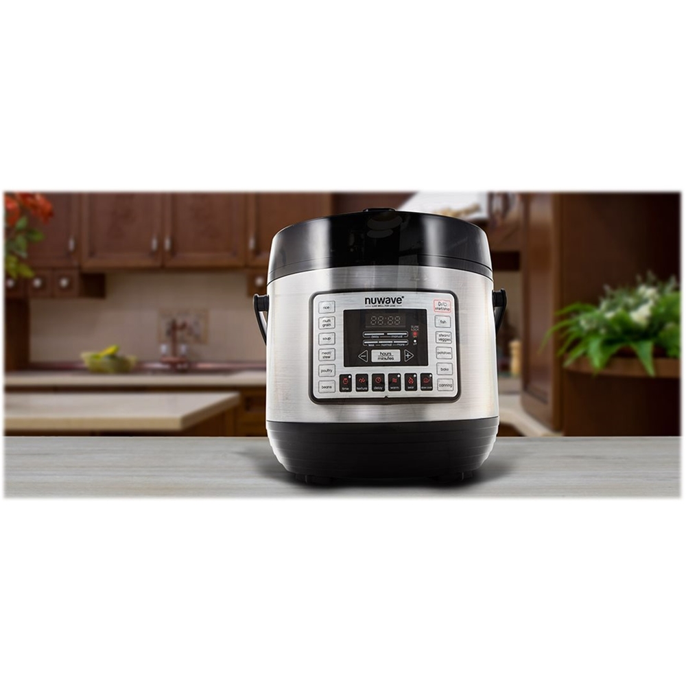 Best Buy: NuWave Nutri-Pot 6qt Digital Pressure Cooker Black/stainless 33101