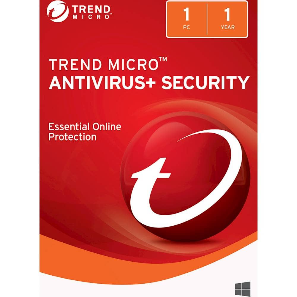 Front. Trend Micro - Antivirus+ Security Internet Security Software (1-Device) (1-Year Subscription).