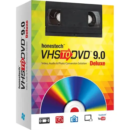 Front. VIDBOX - VHS to DVD 9.0 Deluxe.