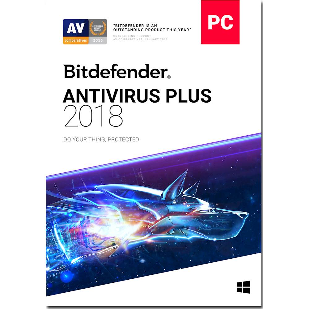 Best Buy: Bitdefender Antivirus Plus 2018 (3-Devices) (1-Year