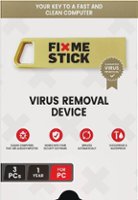 FixMeStick - Virus Removal Device (3 Devices) (1-Year Subscription) - Windows - Orange, Black - Front_Zoom