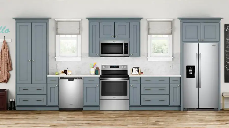 Alt View 5. Whirlpool - 21.4 Cu. Ft. Side-by-Side Refrigerator with Fingerprint Resistant - Stainless Steel.