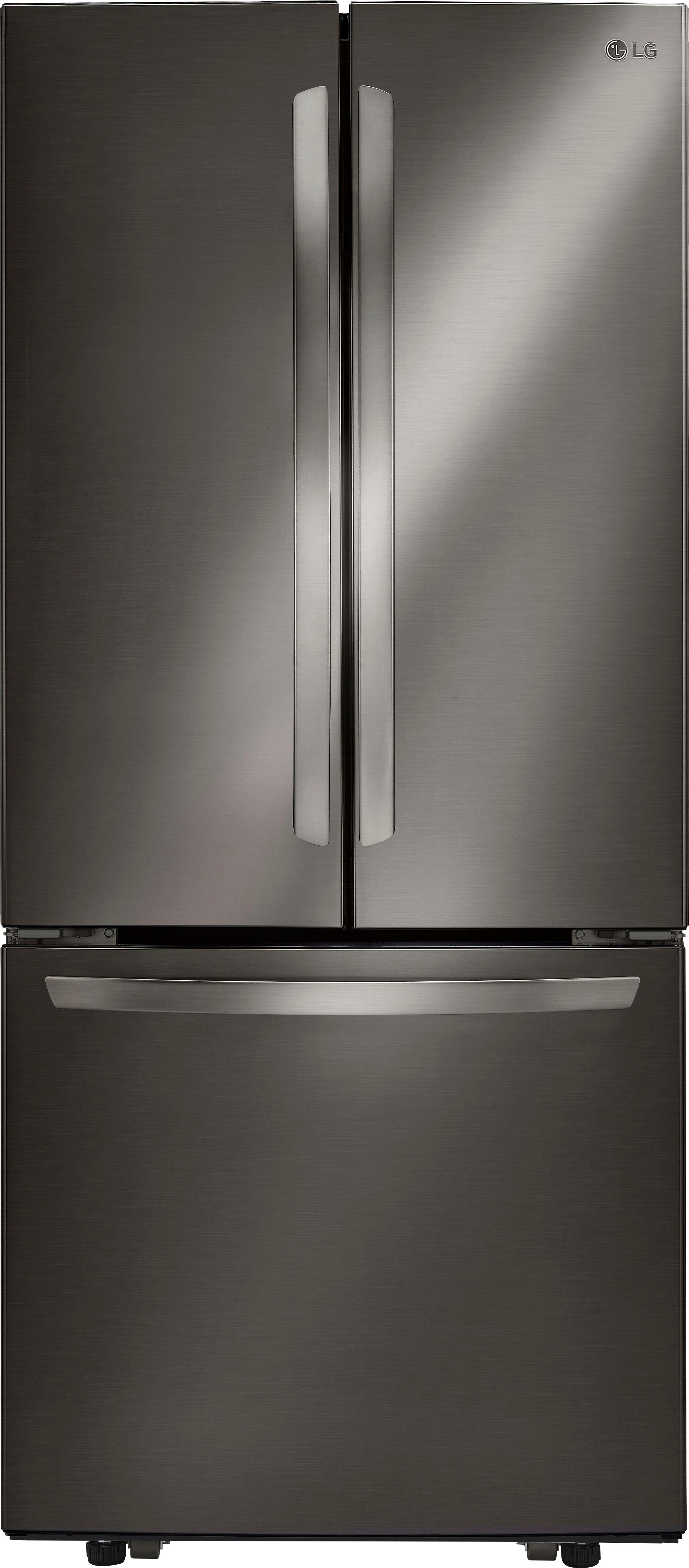 Best Buy Lg 21 8 Cu Ft French Door Refrigerator Black Stainless Steel Lfcs22520d