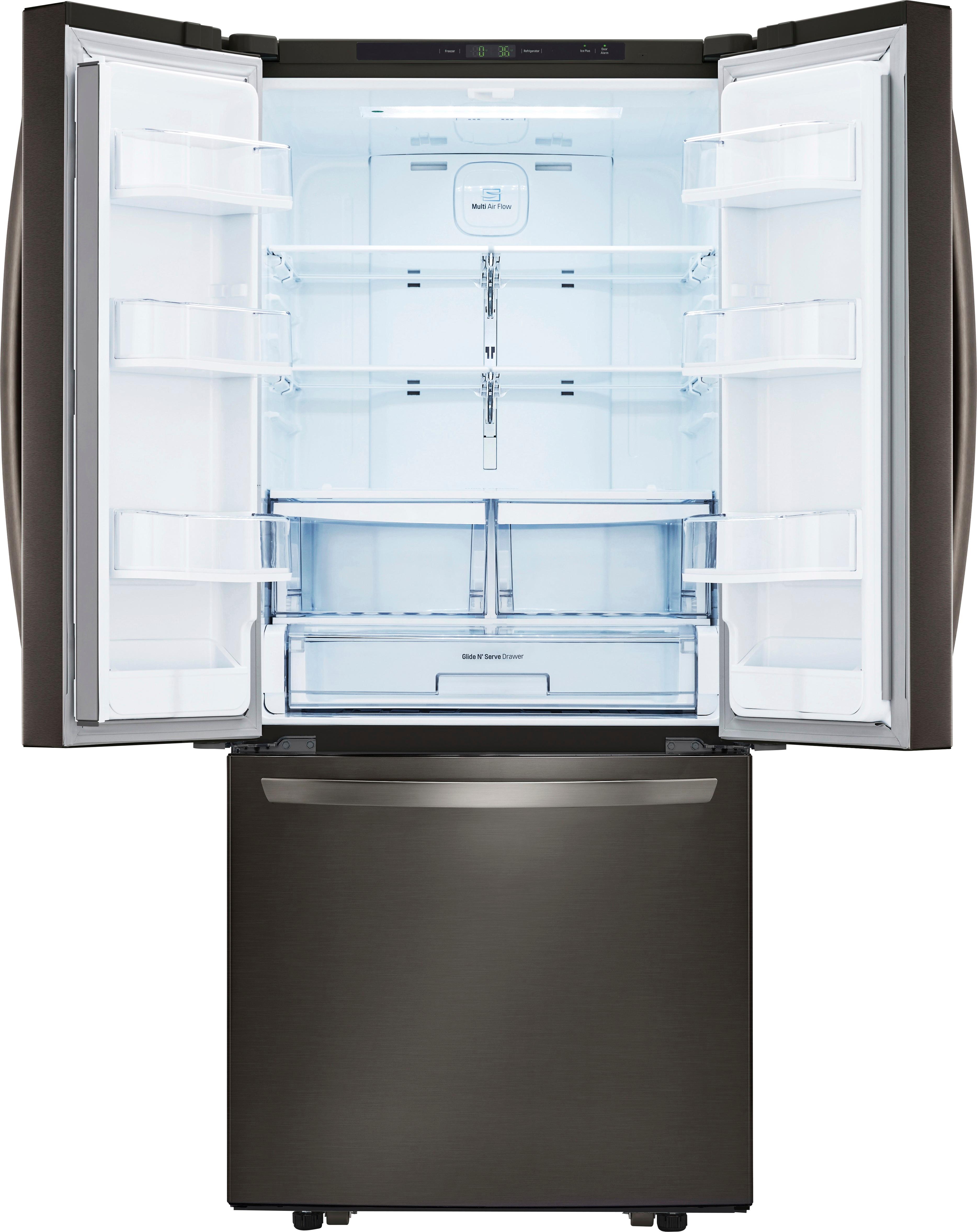 Customer Reviews Lg 21 8 Cu Ft French Door Built In Refrigerator With Smart Cooling System
