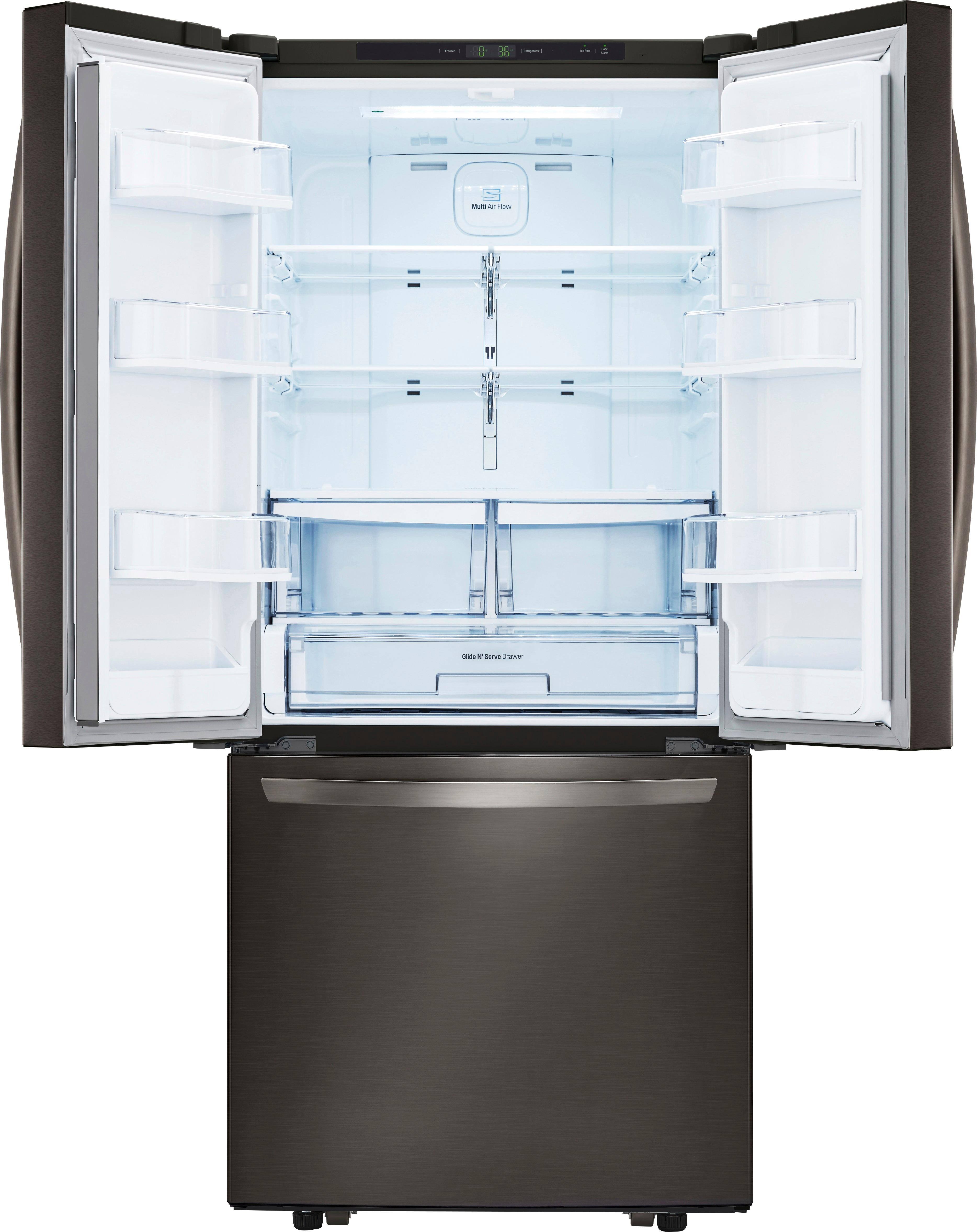 Customer Reviews Lg 21 8 Cu Ft French Door Built In Refrigerator With Smart Cooling System