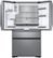 Alt View Zoom 1. Samsung - Chef Collection 22.6 Cu. Ft. 4-Door Flex French Door Counter-Depth Fingerprint Resistant Refrigerator - Stainless steel.