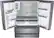 Alt View 3. Samsung - Chef Collection 22.6 Cu. Ft. 4-Door Flex French Door Counter-Depth Fingerprint Resistant Refrigerator.