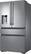 Left. Samsung - Chef Collection 22.6 Cu. Ft. 4-Door Flex French Door Counter-Depth Fingerprint Resistant Refrigerator.