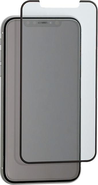BodyGuardz - Pure 2 EyeGuard Edge Antimicrobial Tempered Glass Screen Protector - iPhone 11/XR - Clear