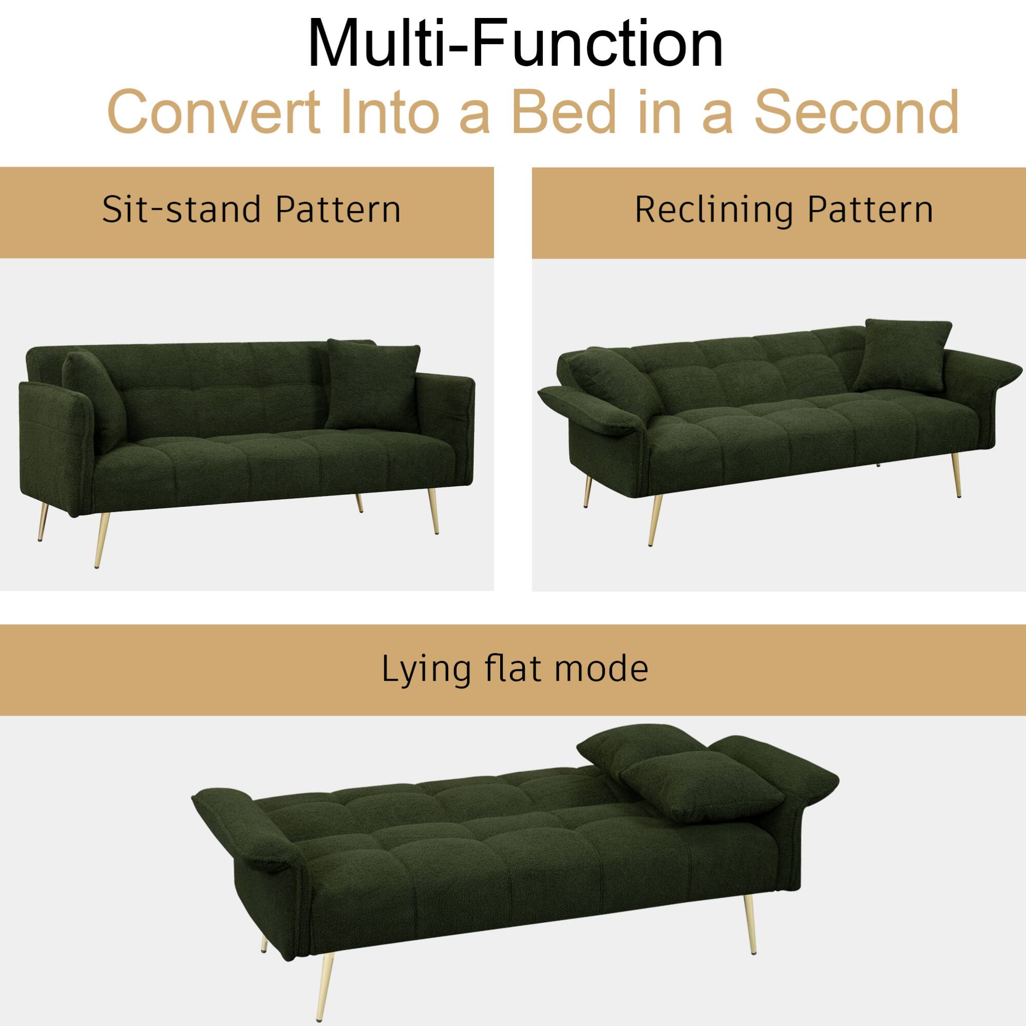 Multi-Function  
Convert Into a Bed in a Second  

Sit-stand Pattern  

Reclining Pattern  

Lying flat mode