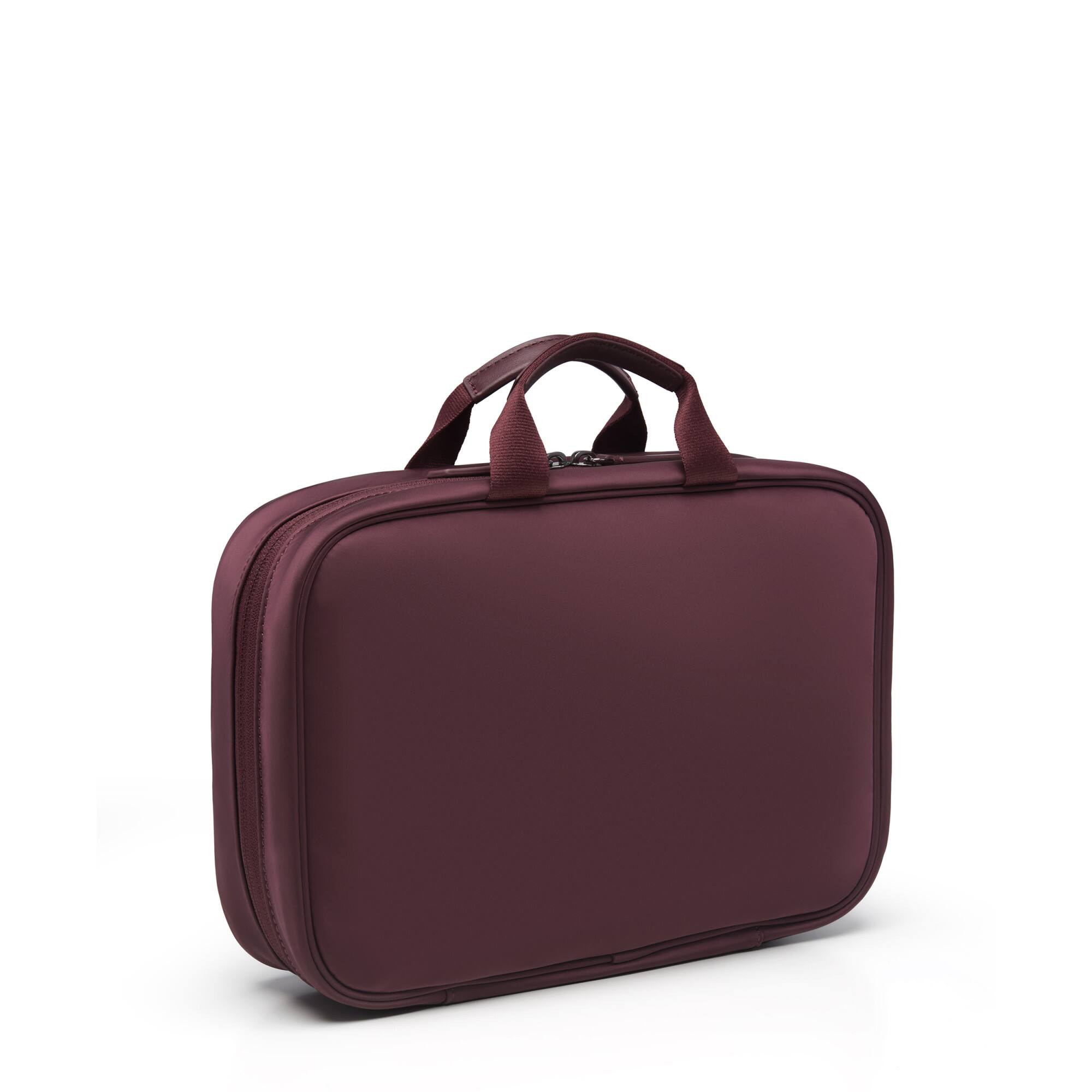 Left. TUMI - Voyageur Madeline Cosmetic Bag - Rosewood.