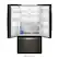 Alt View 2. Whirlpool - 24 cu. ft. French Door Refrigerator with Auto-Humidity Crispers - Black Stainless Steel.