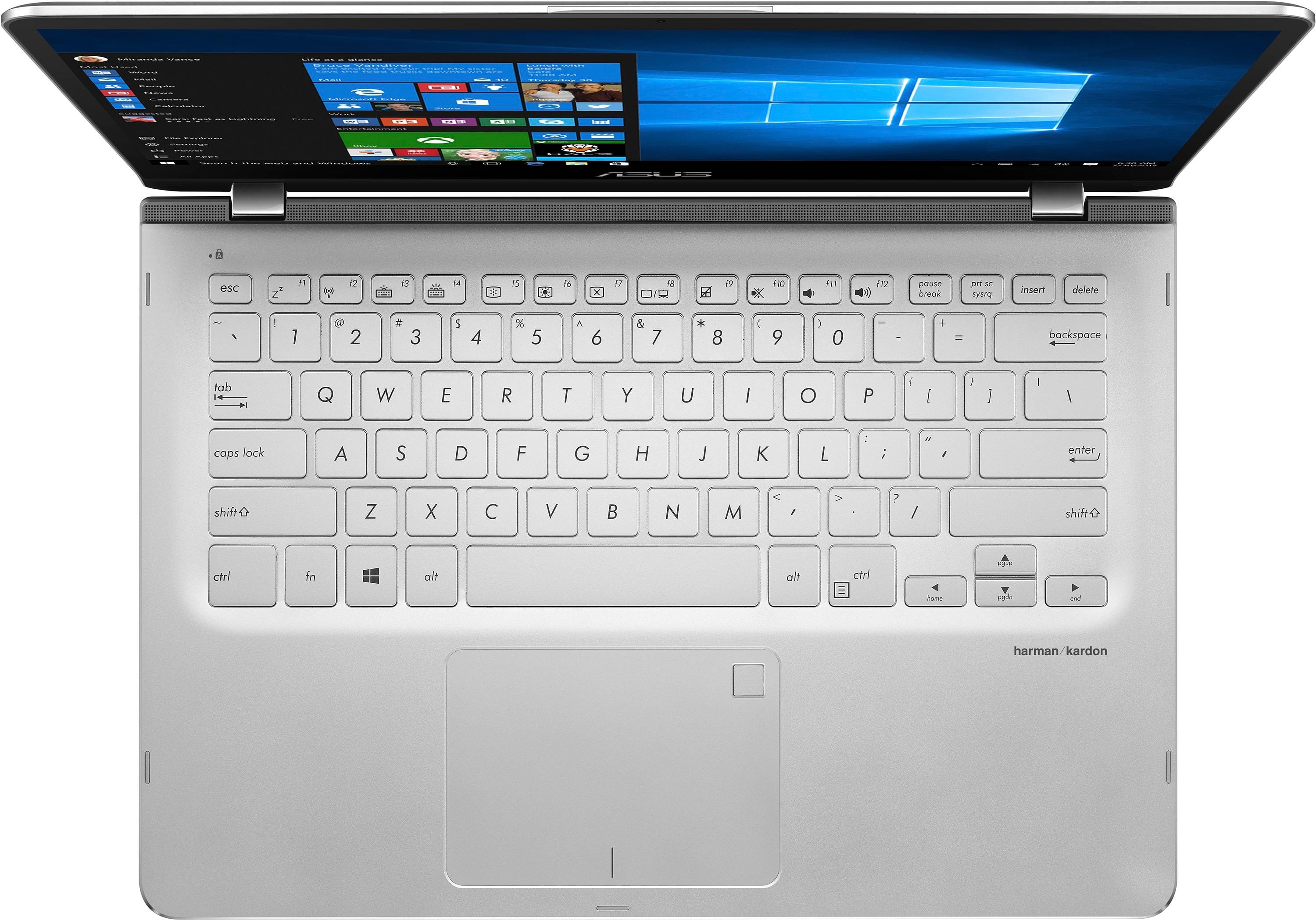 Alt View 7. ASUS - 2-in-1 14" Touch-Screen Laptop - Intel Core i5 - 8GB Memory - 1TB Hard Drive.