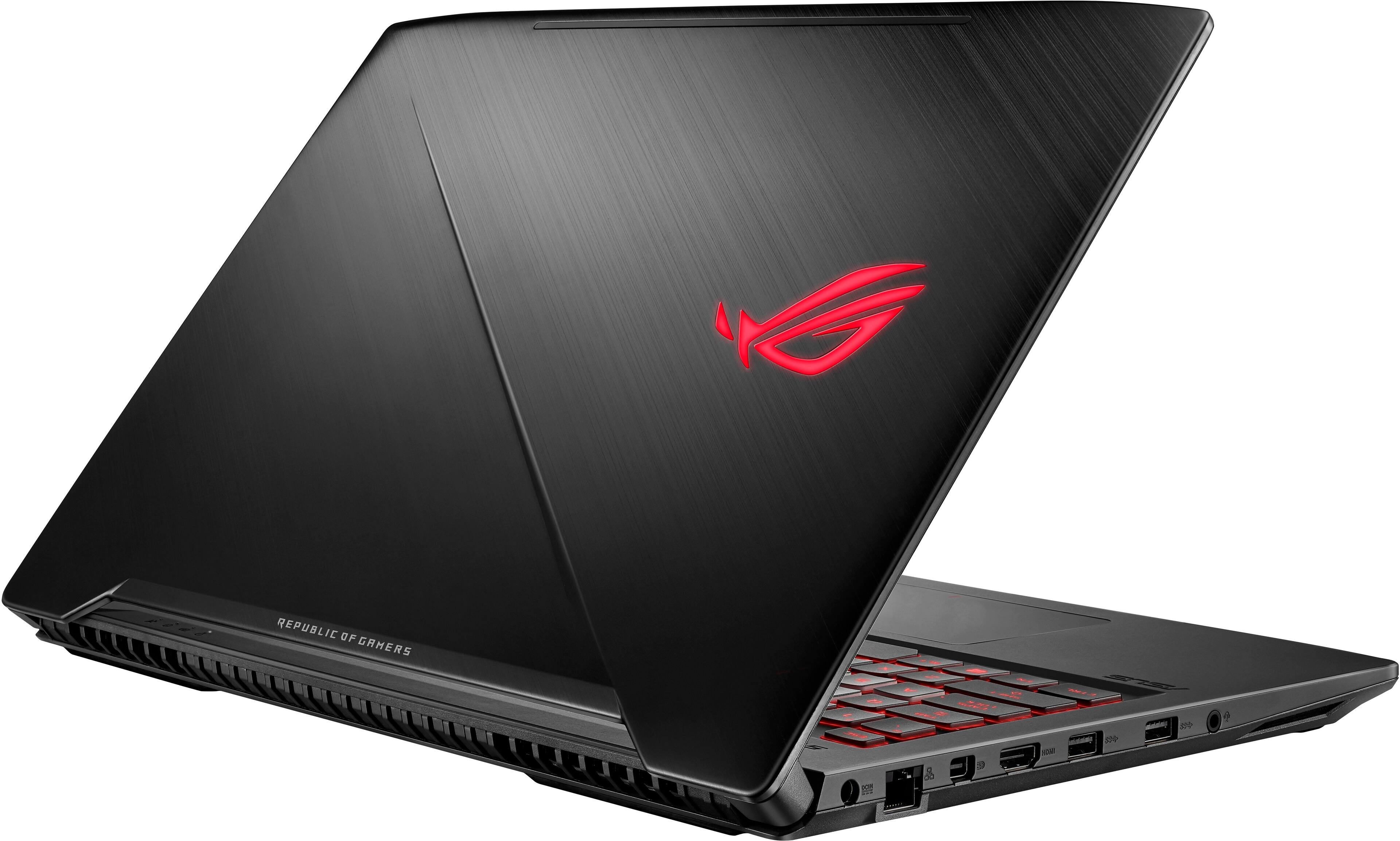 Alt View 18. ASUS - 15.6" Laptop - Intel Core i7 - 16GB Memory - NVIDIA GeForce GTX 1060 - 1TB Hard Drive + 128GB Solid State Drive - Soft touch black.