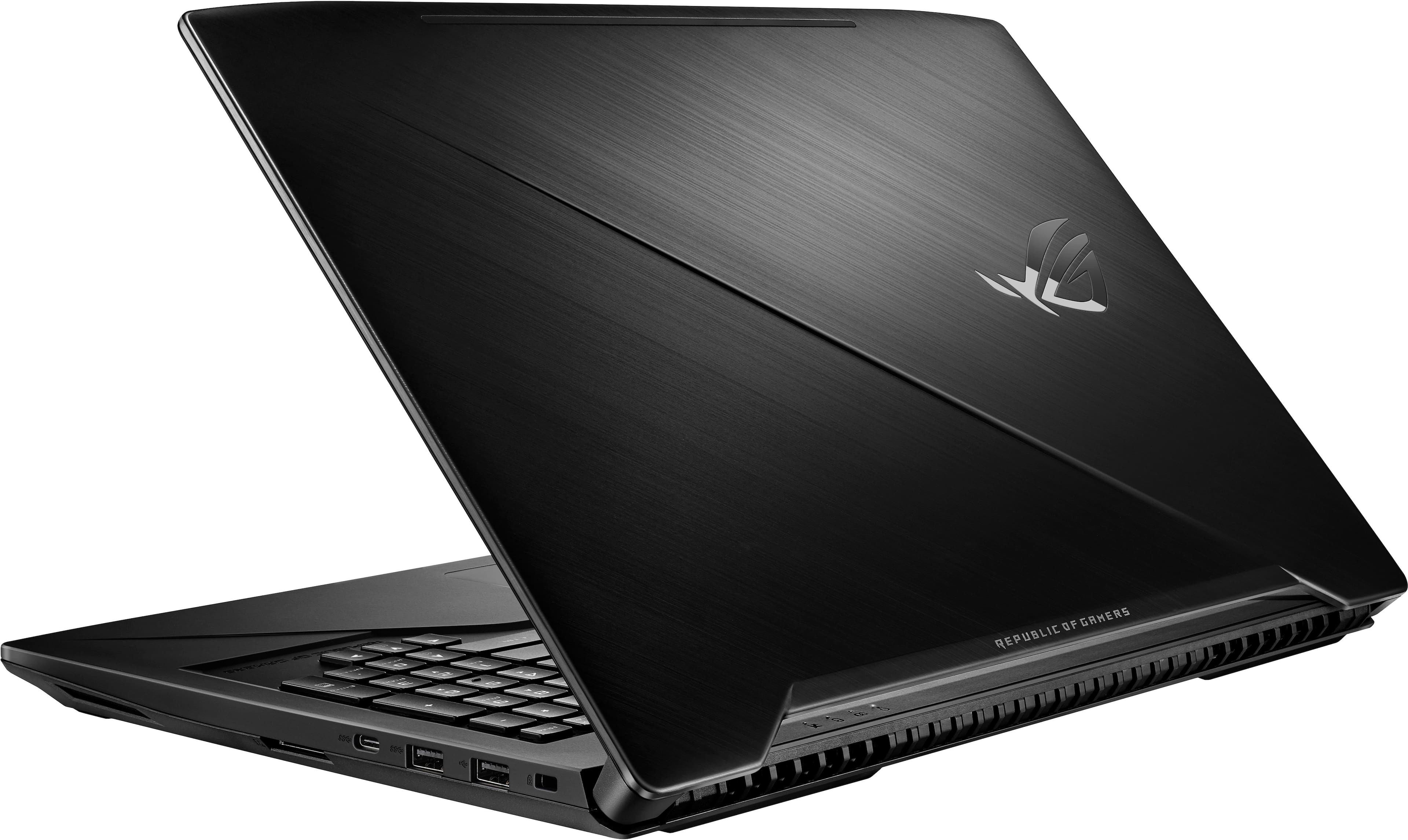 Alt View 1. ASUS - 15.6" Laptop - Intel Core i7 - 16GB Memory - NVIDIA GeForce GTX 1060 - 1TB Hard Drive + 128GB Solid State Drive - Soft touch black.