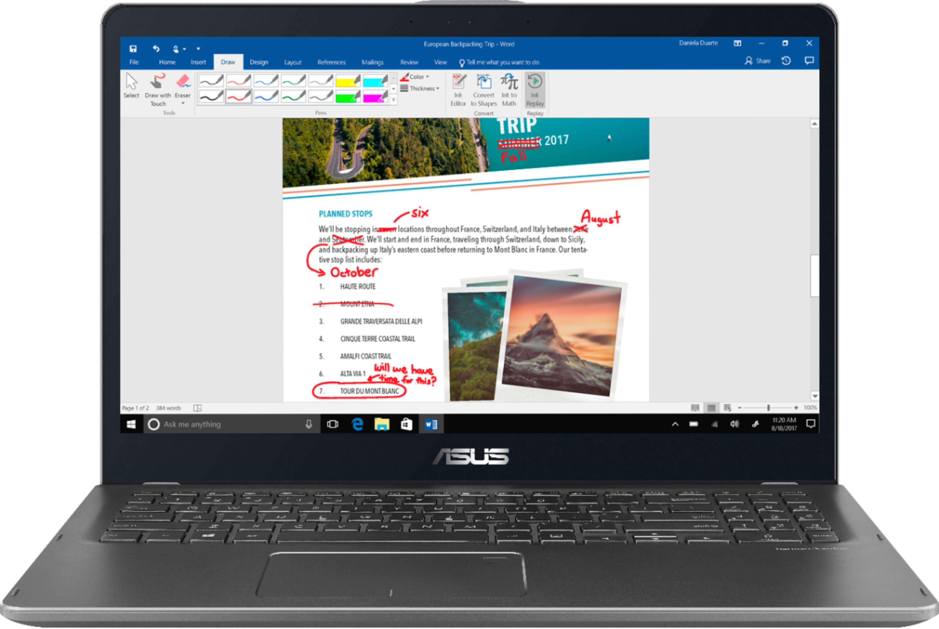 ASUS - 2-in-1 15.6" Touch-Screen Laptop - Intel Core i7 - 16GB Memory - 2TB Hard Drive - Sandblasted matte black aluminum - Front_Zoom