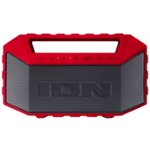 Front Zoom. ION Audio - Plunge Portable Bluetooth Speaker - Red/black.