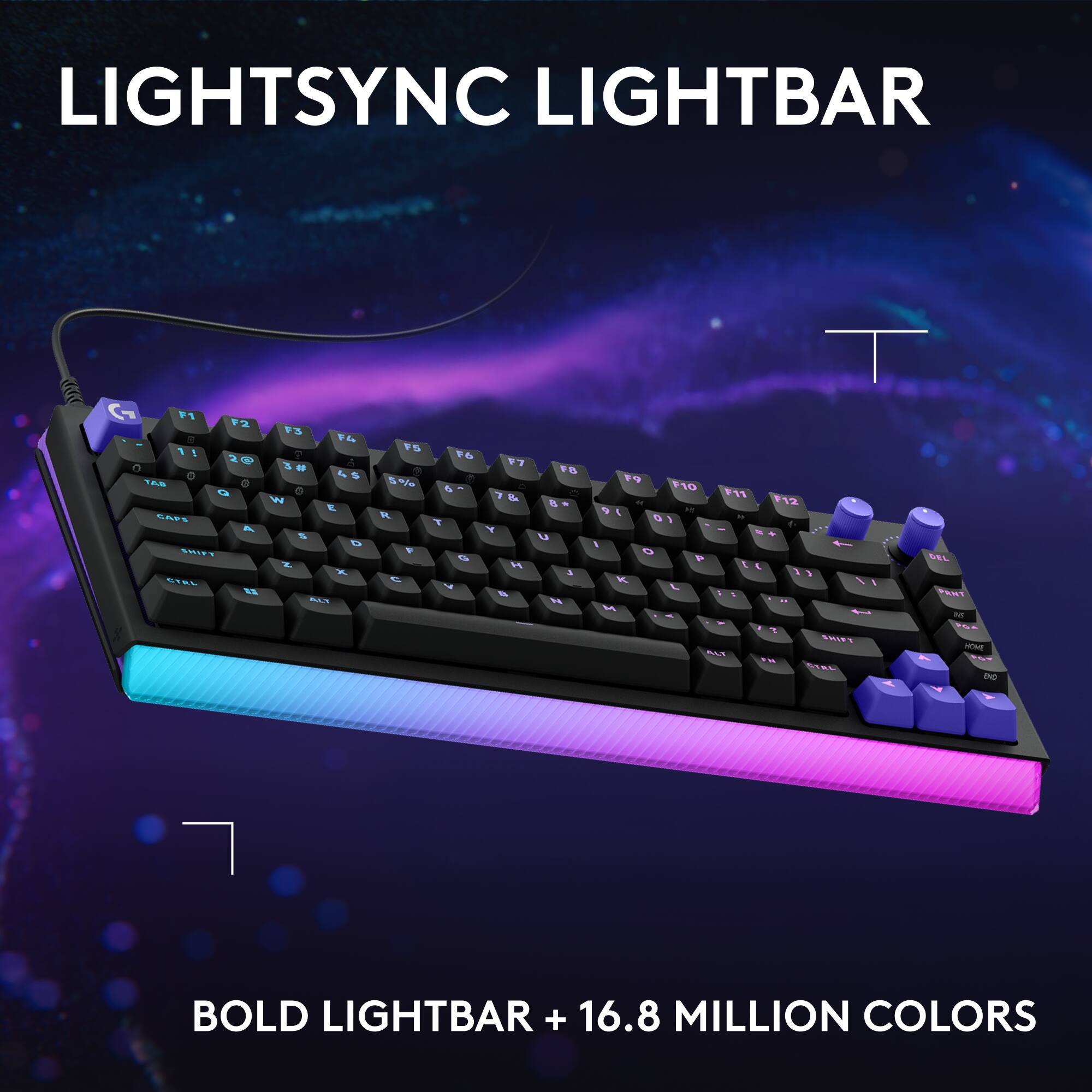 LIGHTSYNC LIGHTBAR  
BOLD LIGHTBAR + 16.8 MILLION COLORS