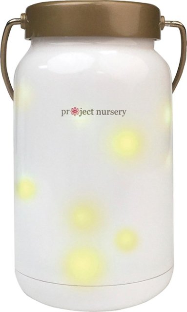 Front Zoom. Project Nursery - Dreamweaver Smart Light & Sound Soother - White.