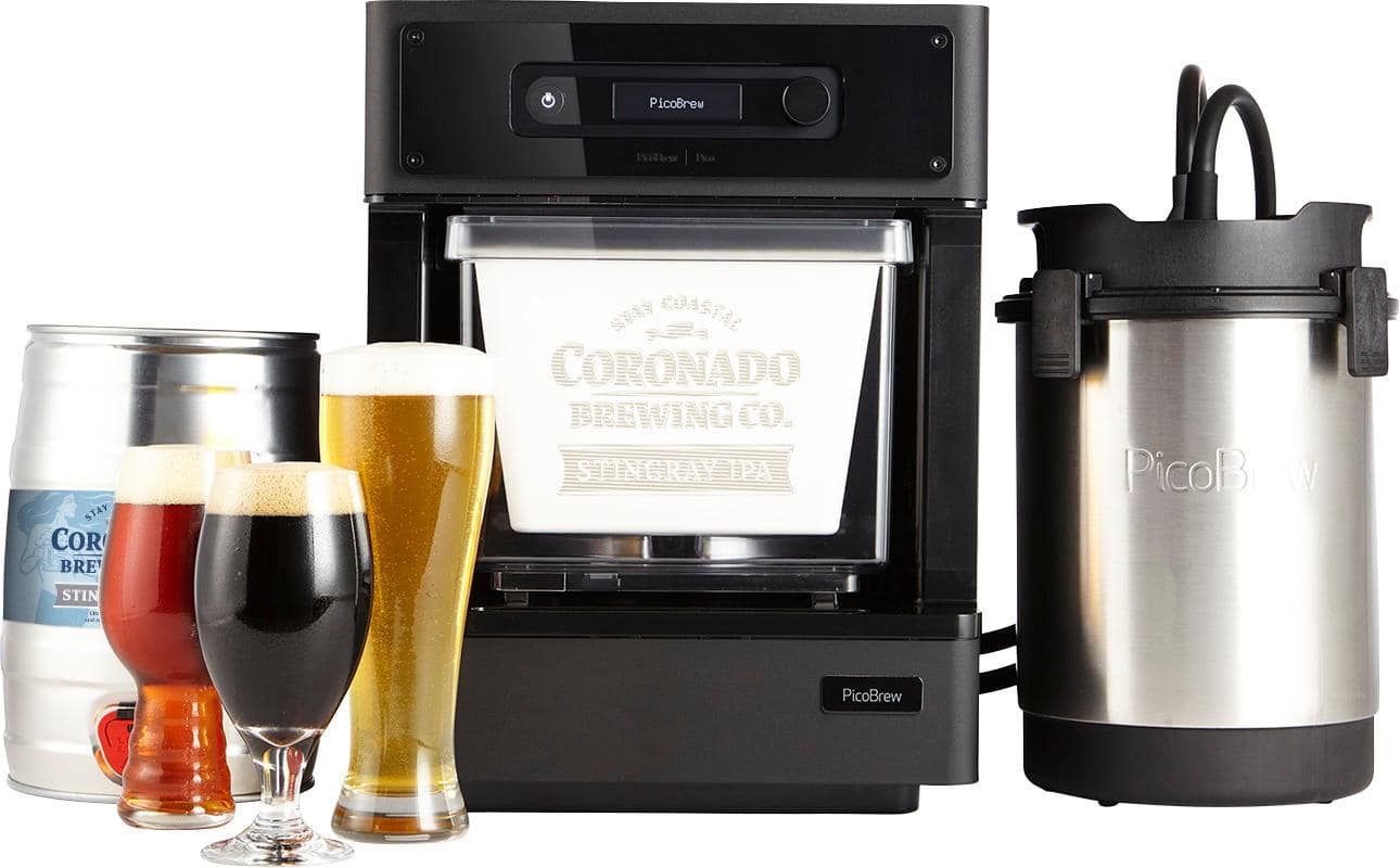 Front. Picobrew - Pico Model C Brewing Machine - Black.