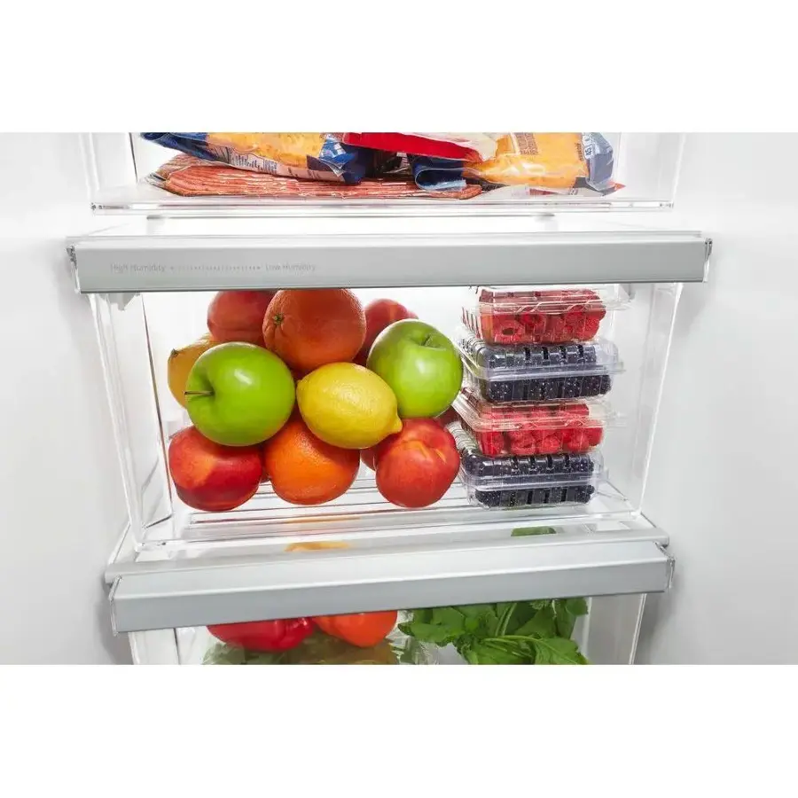 Alt View 12. Whirlpool - 21.4 Cu. Ft. Side-by-Side Refrigerator - Black.