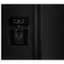 Alt View 1. Whirlpool - 21.4 Cu. Ft. Side-by-Side Refrigerator - Black.