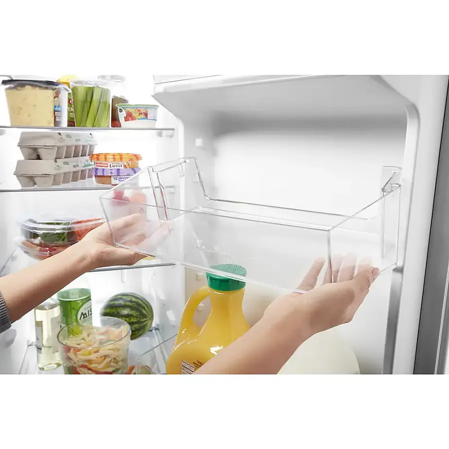 Alt View 5. Whirlpool - 21.4 Cu. Ft. Side-by-Side Refrigerator - Black.
