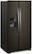 Angle Zoom. Whirlpool - 21.4 Cu. Ft. Side-by-Side Refrigerator - Fingerprint Resistant Black Stainless.