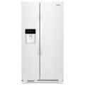 Front Zoom. Whirlpool - 21.4 Cu. Ft. Side-by-Side Refrigerator - White.