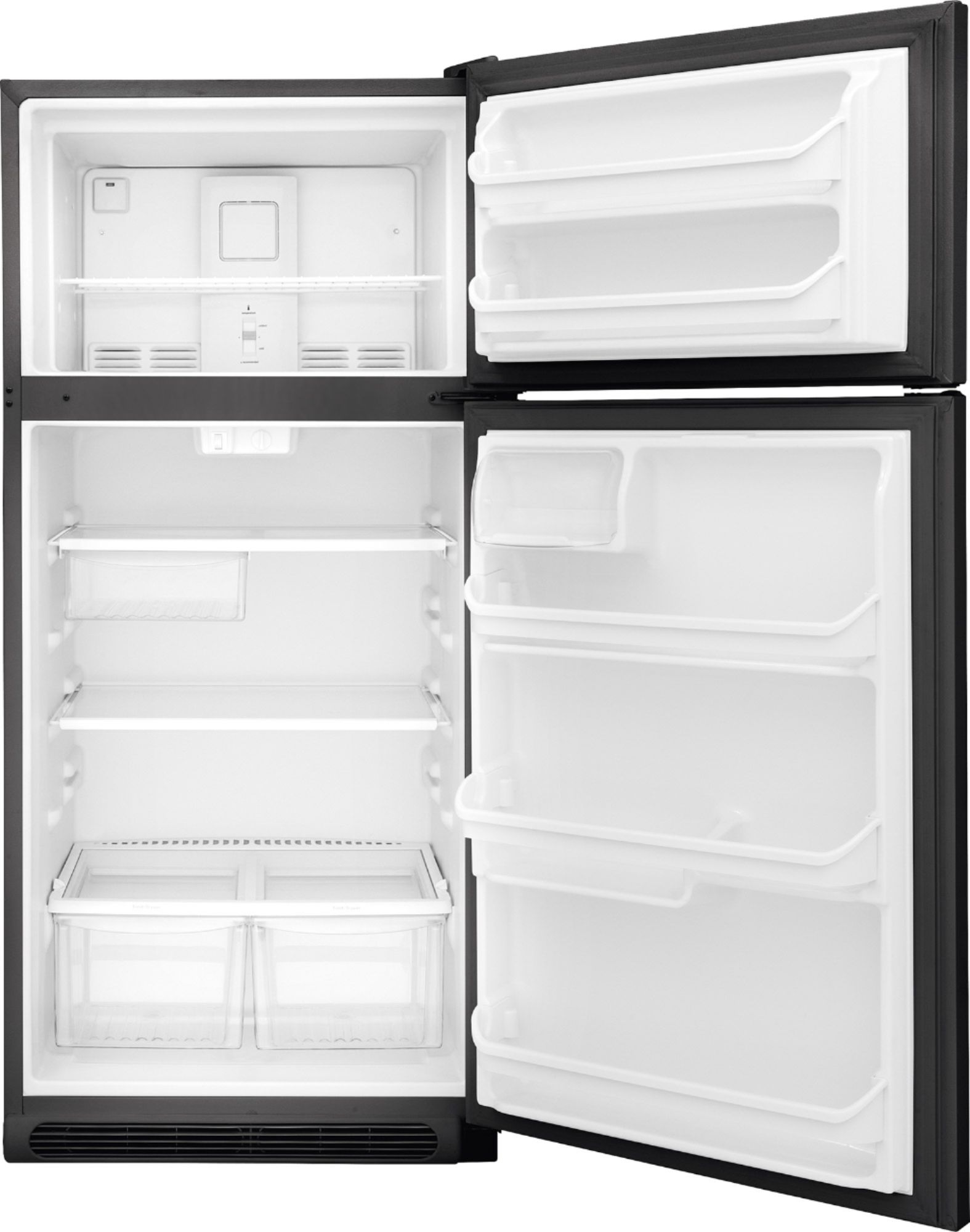 Best Buy: Frigidaire 18 Cu. Ft. Top-Freezer Refrigerator Black FFHT1821TB