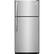 Front. Frigidaire - 18 Cu. Ft. Top-Freezer Refrigerator - Stainless steel.