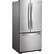 Angle. Whirlpool - 22.1 Cu. Ft. French Door Fingerprint Resistant Refrigerator.
