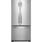 Whirlpool - 22.1 Cu. Ft. French Door Refrigerator - Fingerprint Resistant Stainless Steel - Front_Standard