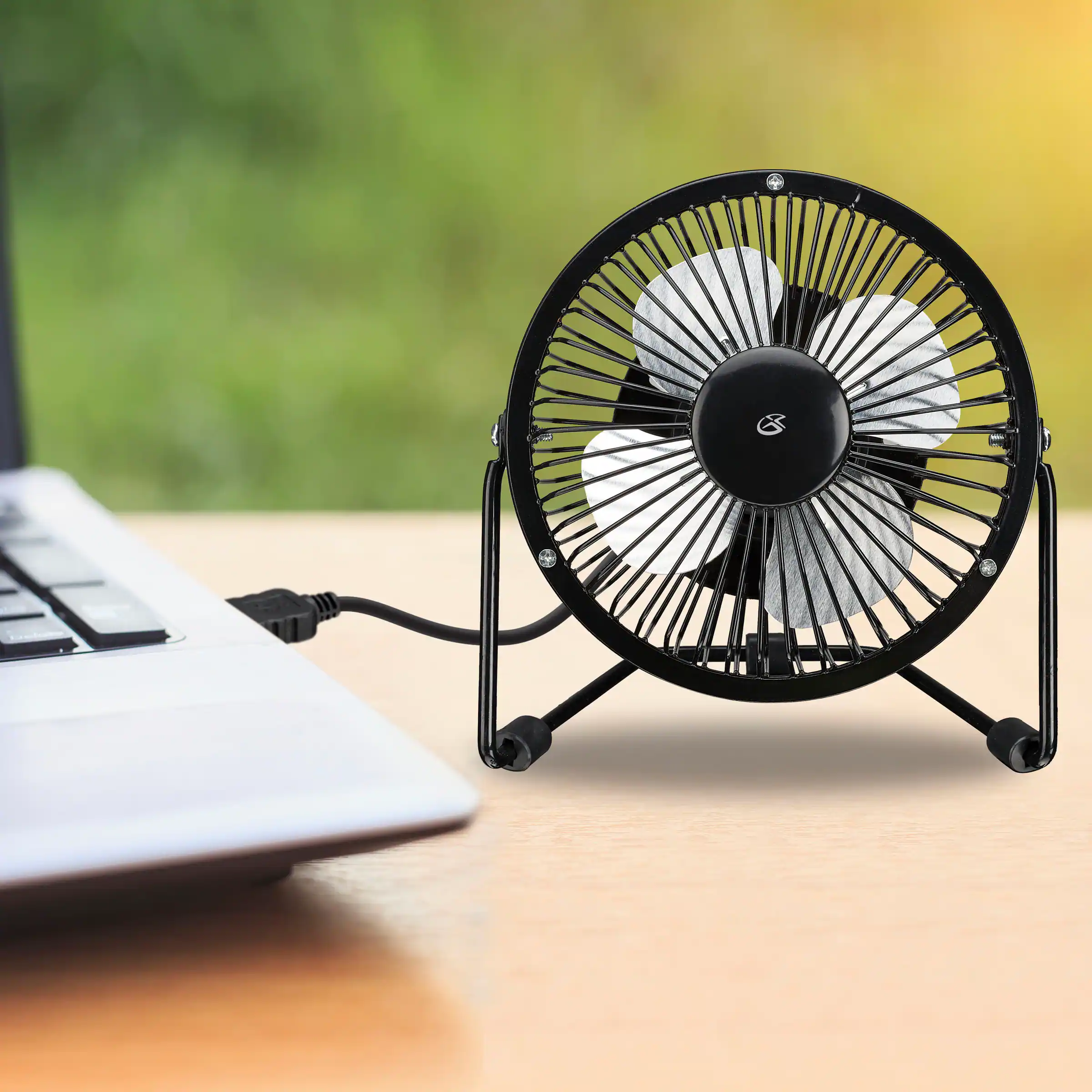 Alt View 5. GPX - GPX USB Powered Desk Fan, Black.